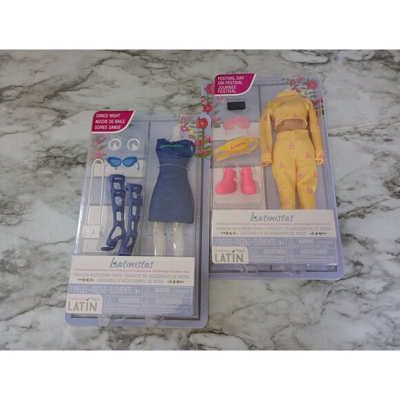 Latinista Other - (Bundle) 2 NIB Latinistas Doll Clothes Accessories Fashion Pack